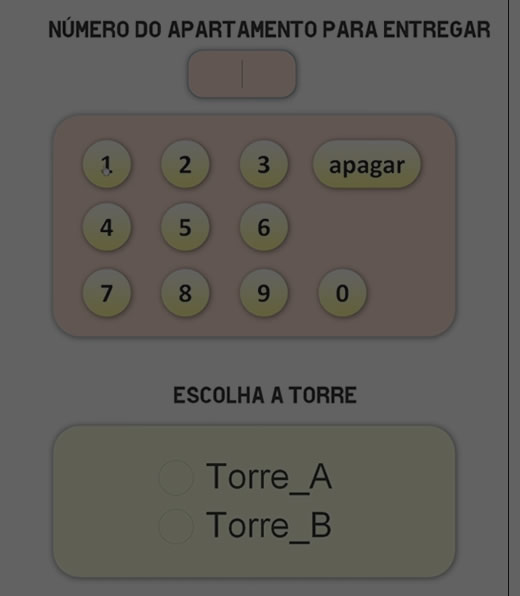 Entrega do armário inteligente